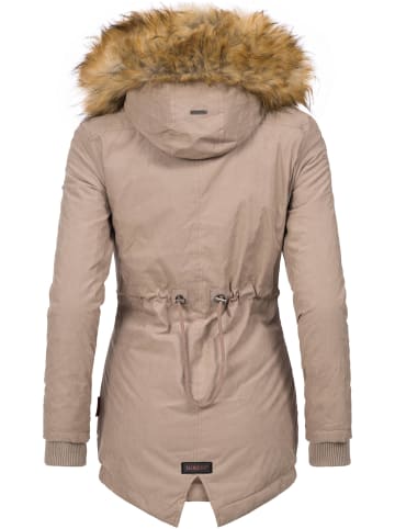 Marikoo Wintermantel Akira in Taupe