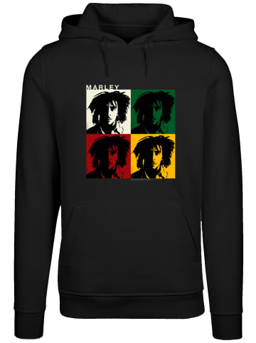 F4NT4STIC Hoodie Bob Marley Reggae Music Colour Blocks in schwarz