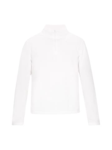 MO Fleecepullover in Optik Weiss