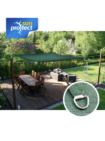 Gartenia sunprotect Professional Sonnensegel, 3,5 x 4,5 m, Rechteck in Grün