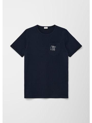 s.Oliver T-Shirt kurzarm in Blau