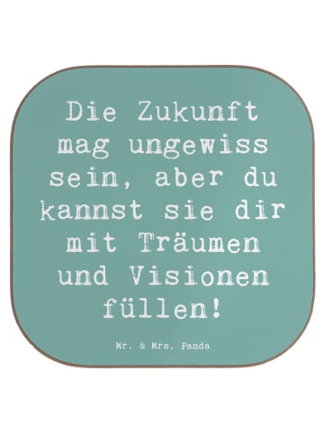 Mr. & Mrs. Panda Untersetzer für Gläser Spruch Zukunftsplanung U... in Meeresbrise