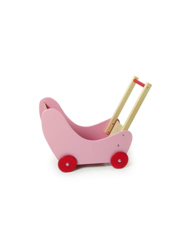 Hess Holzspielzeug  Puppenwagen "Rosa" in Bunt