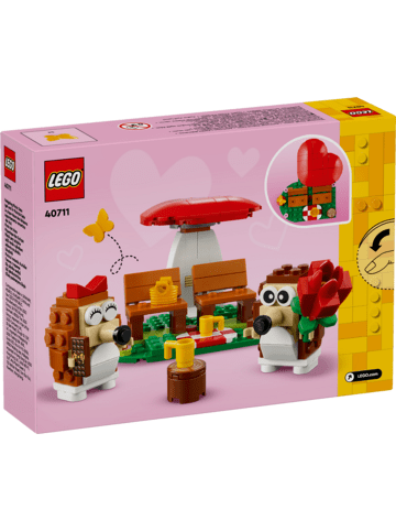 LEGO Iconic Igel und ihr Picknick-Date in Mehrfarbig ab 8 Jahre