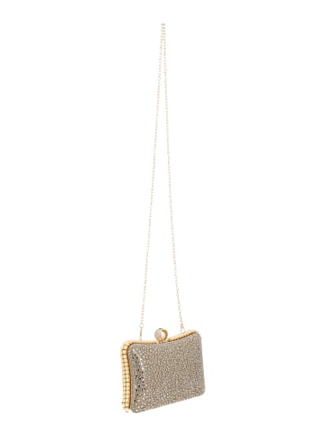 faina Women Clutch in Gold