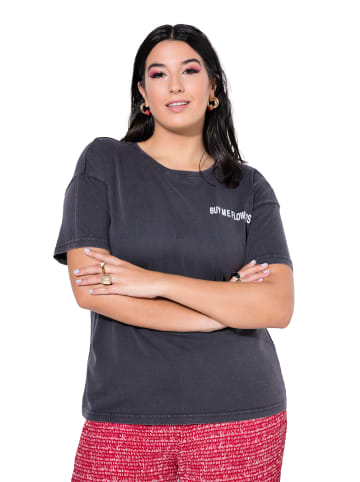 Studio Untold Shirt in anthrazit melange