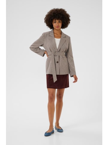 CULTURE Blazer CUchecka Fitted in Brown Check