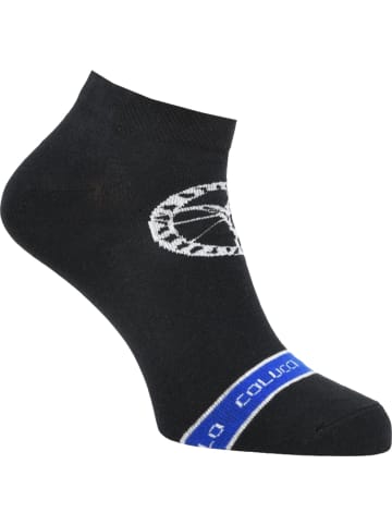 Carlo Colucci Sneakersocken Centaro in Weiß / Schwarz