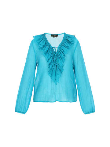 faina Women Blouse in turquoise