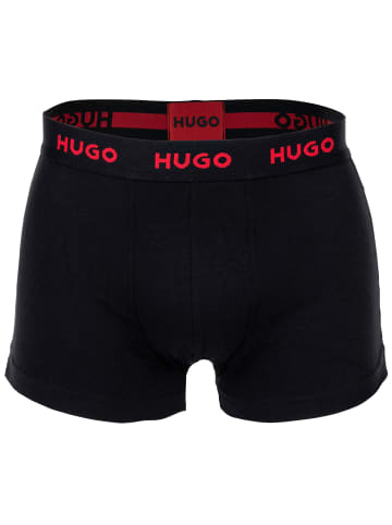 HUGO Boxershort 3er Pack in Rot/Weiß/Schwarz