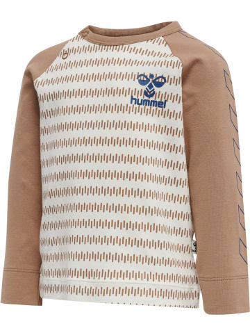 Hummel Shirt "Hmldesmond T-Shirt L/S" in Braun