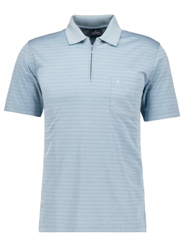 Ragman Softknit-Polo fineliner mit RV in Grün
