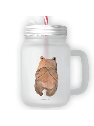 Mr. & Mrs. Panda Glas Bär Verlust ohne Spruch in Transparent