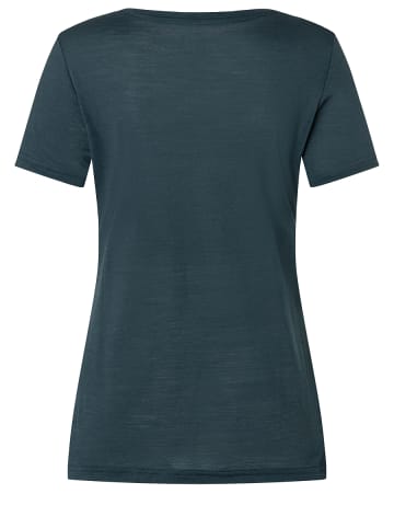 super.natural Merino T-Shirt in blau