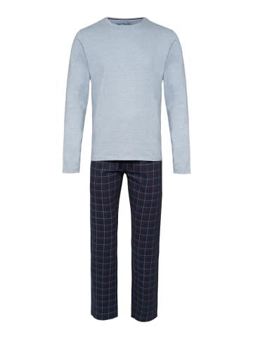 Phil & Co. Berlin  Pyjama Cozy Comfort in blau-mix