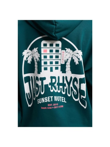 Just Rhyse Hoodie "Just Rhyse Motel Hoody" in Türkis