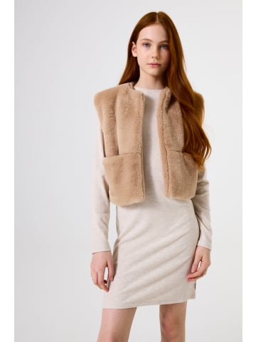 Garcia Teddyfell Weste in amphora