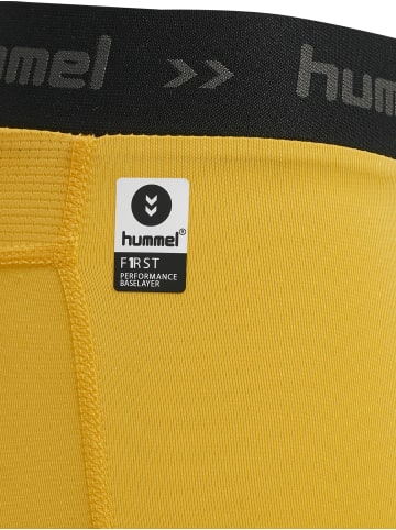 Hummel Enge Shorts Hml First Performance Kids Tight Shorts in SPORTS YELLOW