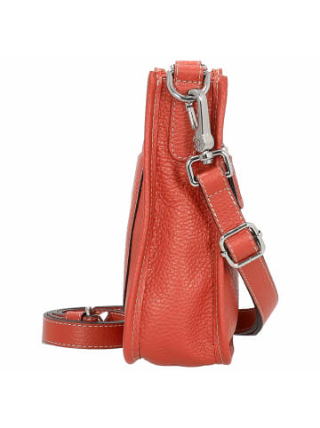 PICARD Kronberg - Umhängetasche 19 cm Rindsleder (pesto) in brick