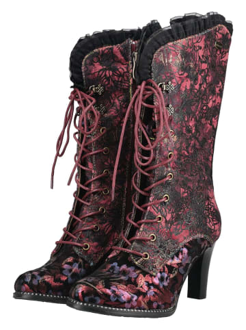 LAURA VITA Stiefel Schwarz/Pink