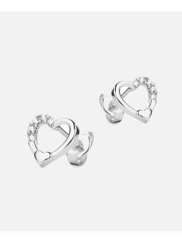 Diamant L'éternel Ohrringe aus 375 Weißgold