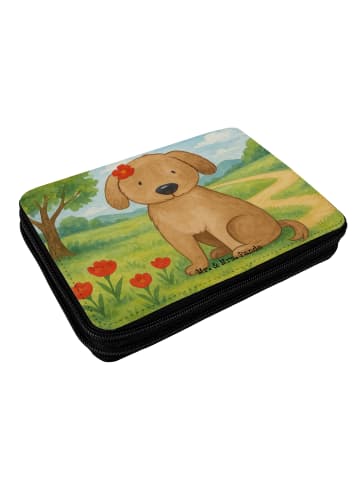 Mr. & Mrs. Panda Federtasche Hund Dame Design ohne Spruch in Weiß