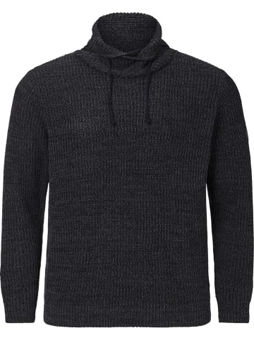 Jan Vanderstorm Pullover DUMENI in schwarz melange