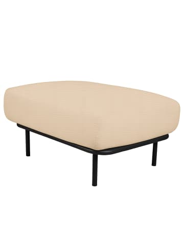 home24 home24 Outdoor-Hocker - Beige - Olefin & Aluminium - 86 x 44 x 66 cm in Beige