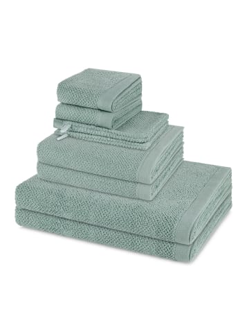 Möve 2 X Wasch- 2 X Gäste- 2 X Dusch- 2 X Handtuch im Set Bliss in Reed green