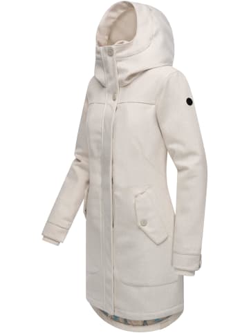 ragwear Wintermantel Jannisa Coat in Ecru
