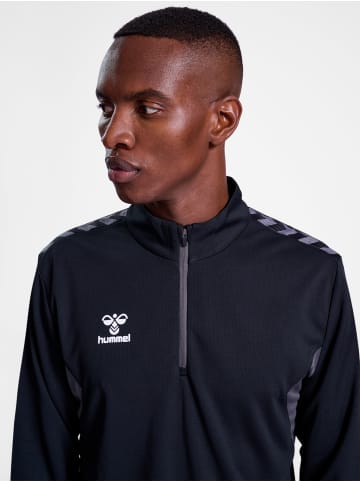 Hummel Halbreißverschluss Sweatshirt Hmlauthentic Multisport Herren in BLACK