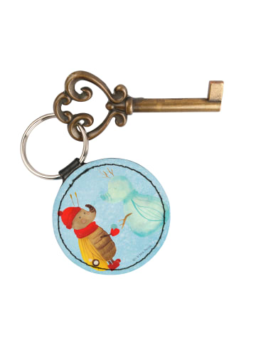 Mr. & Mrs. Panda Anhänger Nachtfalter Schneemann ohne Spruch in Eisblau