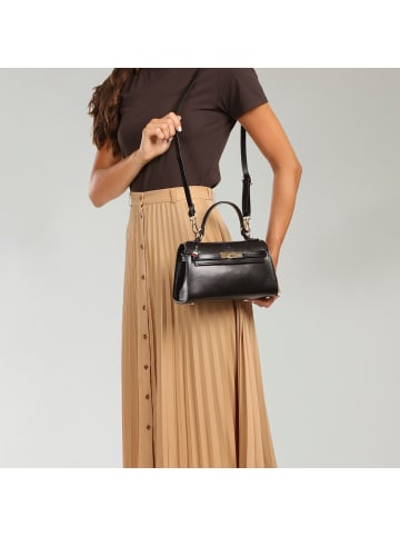 Florence Florence Handtasche Leder schwarz ca. 23cm