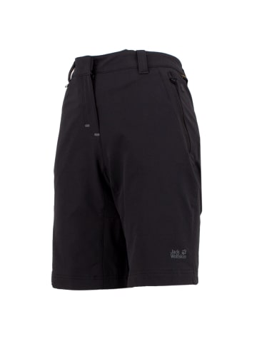 Jack Wolfskin Hose Activate Softshell Track Shorts in Schwarz