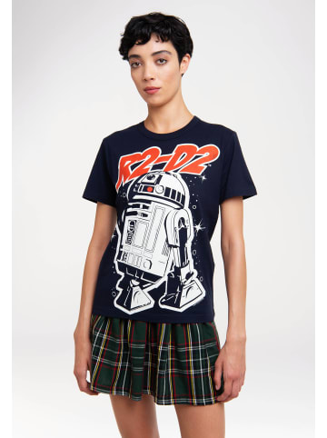 Logoshirt T-Shirt Star Wars - R2-D2 in dunkelblau