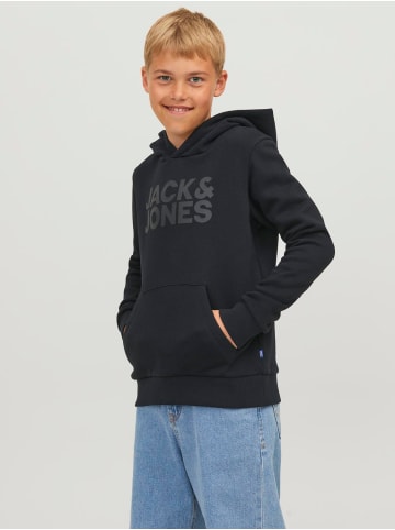 JACK & JONES Junior Kapuzensweatshirt JJECORP LOGO SWEAT HOOD JNR in black