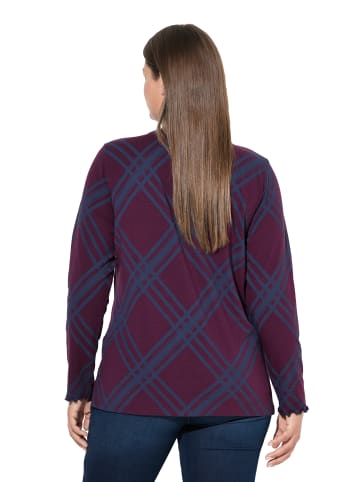 LAURASØN Shirt in traubenrot