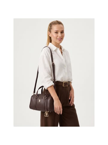 U.S. Polo Assn. Jones Handtasche S 20 cm dark brown