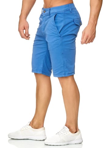 Max Men Chino Shorts Capri 3/4 Hose Stretch Bermuda Sommer in Hellblau