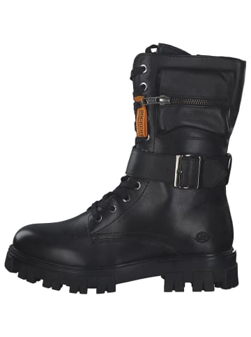 DOCKERS Schnürstiefel in Schwarz