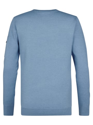 Petrol Industries Feinstrickpullover Raleigh in Blau