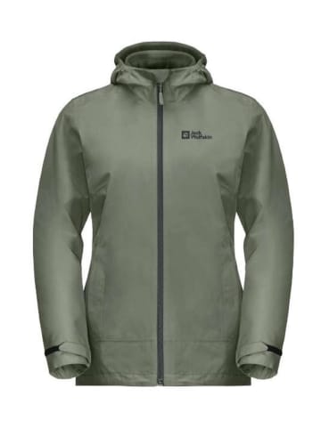 Jack Wolfskin 3 in 1 Funktionsjacke MOONRISE 3IN1 JKT W in Grün