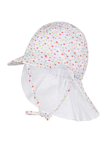 Sterntaler Schirmmütze mit Nackenschutz Früchte in rot