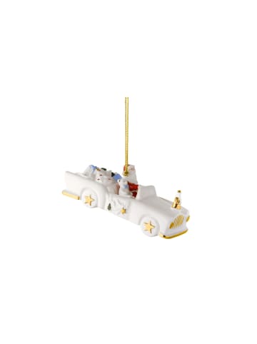 Villeroy & Boch Ornament Cadillac 2026 Christmas Classics in 5,3 x 11,7 x 4,8 cm in weiß-gold
