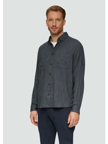S. Oliver Langarm FreizeitHemd für Herren in grau