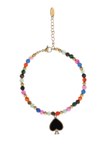 grassland Women Bracalet With Lobster Clasp in Gold Multicolor