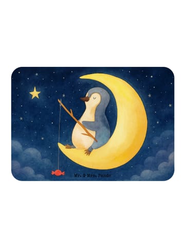 Mr. & Mrs. Panda Magnet Pinguin Mond Design ohne Spruch in Weiß
