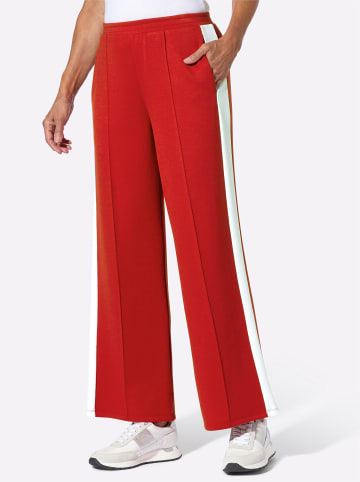WITT WEIDEN Jerseyhose in erdbeere-weiß
