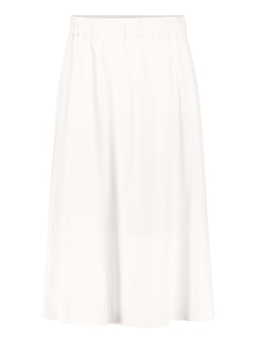 Vera Mont Baumwollrock mit Gummizug in Bright Gardenia