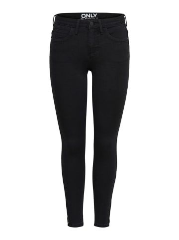 ONLY Skinny Fit Jeans Ankle Zip ONLKENDELL Denim Hose in Schwarz